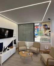 Sala de espera del Centro Auditivo Audika ubicado en Alcobendas, Madrid. En la calle Pablo Picasso 76.