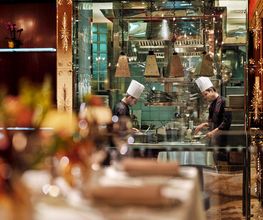Acanto restaurant showkitchen