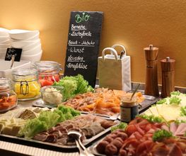 Frühstücksbuffet im Restaurant Wandelbar