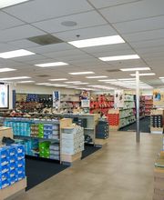 Wide Shot of Interior of Store