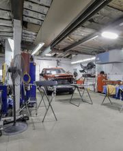Wide Shot of Body Repair Area