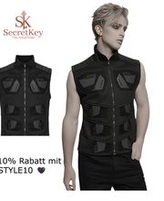 Punk Rave Cyberpunk Weste