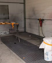 Exterior of Spray Paint Booth
