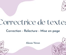 Alexia Véron Correctrice image 1