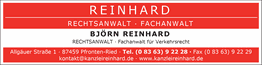 Reinhard BJörn, Rechtsanwälte, Fachanwälte