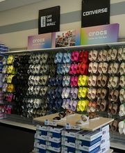 Shot of Popular Brand Section (I.e. Croc Shoe Wall)