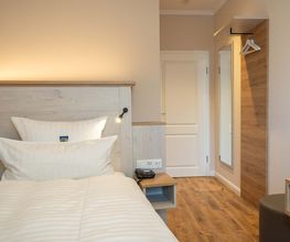Einzelzimmer 6 zum Garten - Boutique Hotel Rosengarten Hamburg