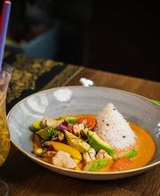 Authentisches thailändisches Curry im thailändischen Restaurant in Nürnberg