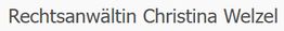 Rechtsanwältin Christina Welzel