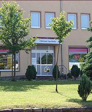 Aussenansicht der Glückauf-Apotheke