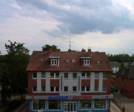 Aussenansicht der Glückauf-Apotheke