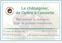 Le Châtaignier, de l'Arbre à l'Assiette
