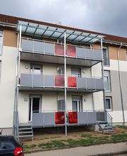 Balkon mit HPL Platten