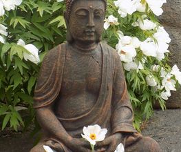 XXL Budda Steinfigur