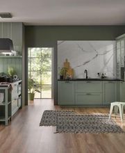 Bauformat Küche Cambridge in grün