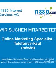 Online Marketing Specialist / Telefonverkauf (m/w/d)