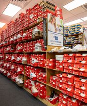 Athletic Shoes Section of Store