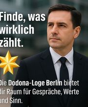 Portrait eines nachdenklichen Herren für die Dodona Loge Berlin.