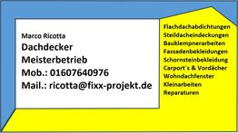 Dachdeckermeister Marco Ricotta