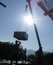 Trasporto con gru 40m di dislello