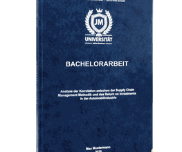 Bachelorarbeit drucken und binden lassen im Premium Hardcover