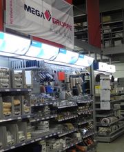 Standortbild Innenraum Lager MEGA eG Garching, Großhandel für Maler, Bodenleger und Stuckateure