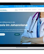 Website Beispiel - Praxis im Johannland
