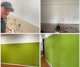 Wand im neuem Glanz
