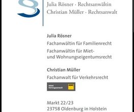 Kanzlei am Markt Julia Rösner | Christian Müller Rechtsanwälte Bild 1