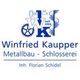 Winfried Kaupper Metallbau - Schlosserei Inhaber Florian Schidel