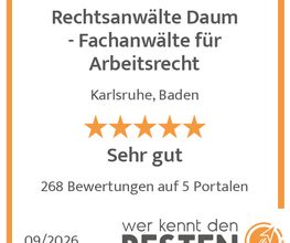 werkenntdenBESTEN.de Qualitätssiegel