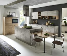 Moderne Küche in Beton Optik von Nolte Küchen