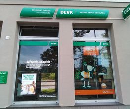 Agentur Außenansicht der DEVK Versicherung in Gera