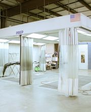 Exterior of Spray Paint Booth