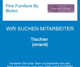 Tischler (m/w/d)