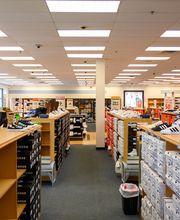 Athletic Shoes Section of Store