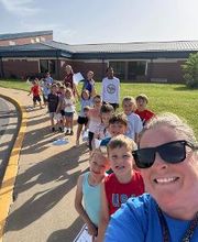 Dr Martha Schroeder, along with Malachi and Marlee, took a Nature bingo walk with our bestest friends in Mrs Lisa Mitchell’s class.