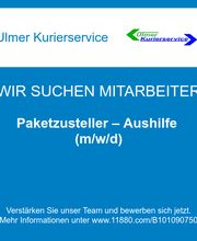 Paketzusteller – Aushilfe (m/w/d)