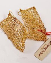 Boucles d'oreilles Collection Crochet.
Techniques : Crochet de plaqué or.
Créations & pièces uniques par Salomé Osorio.