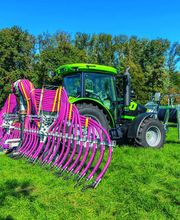Schleppschuhverteiler für die bodennahme Gülleausbringung.