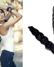 Echthaar-Extensions-gewellt-65cm-Tresse