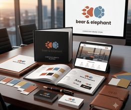 bear & elephant Bild 1
