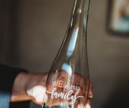 We are family - handgwefertigtes Windlicht mit Statement - von MaBe®