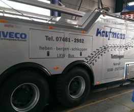 LKW Berger Beschriftung