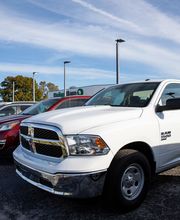 Trucks Parked in a Row