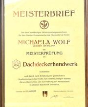Michaela Wolf Dachdeckermeisterin Bild 1