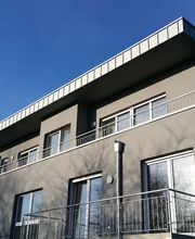 Dachrand mit Zink Profilen, Flachdach Abdichtung, Essers Bedachungen GmbH