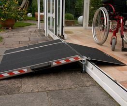 Für Rollstuhlfahrer, die perfekte Lösung zwischen Balkon und Terrasse. Typ BTR