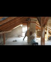 Trockenbauarbeiten in Dachgeschoss