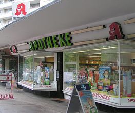 Aussenansicht der Friedrichsberg-Apotheke